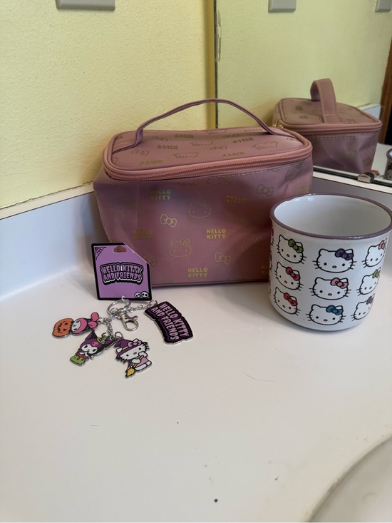 Sanrio Other - Hello Kitty Pink Cosmetic Bag/lunch bag -mug, and keychain set